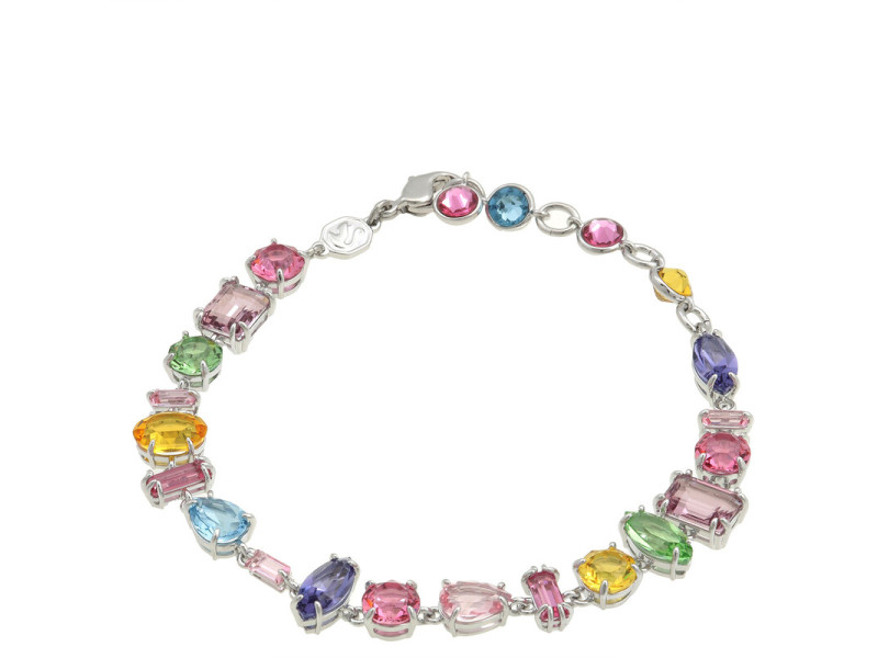 Swarovski Gema Multicolored Mixed Cuts Bracelet, Size Medium