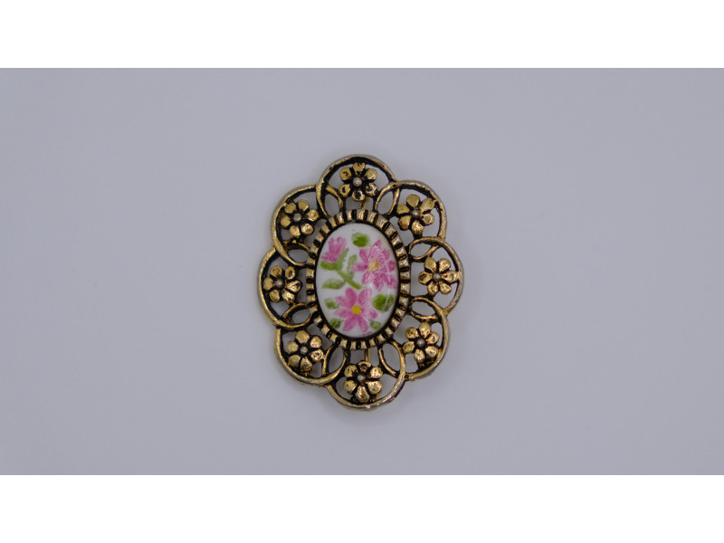 Vintage Floral Ornament Brooch