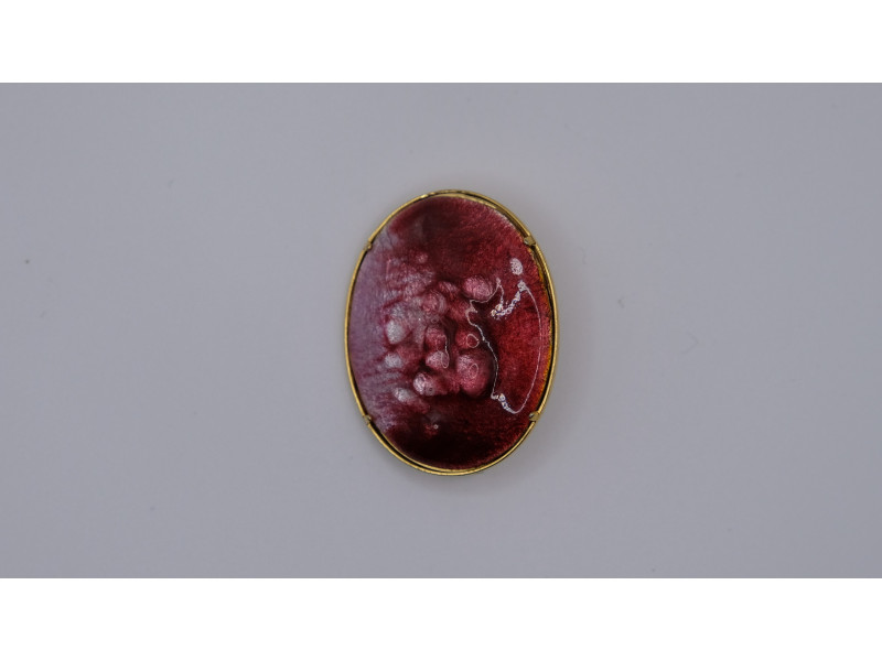 Vintage Austrian Mother-of-Pearl Brooch