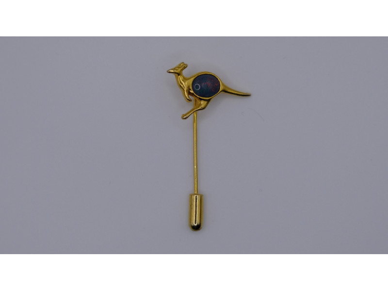 Austrian Gold Kangaroo Pin Brooch