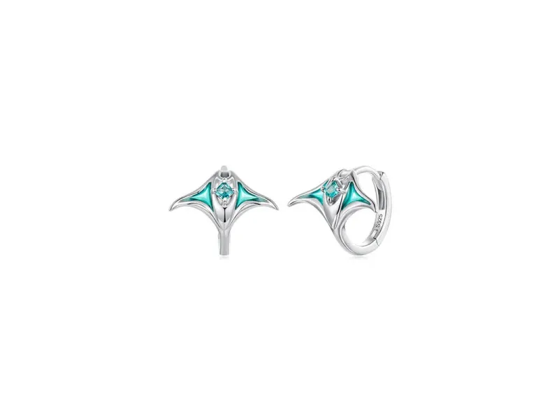 S925 Silver Stingray Ear Cuff