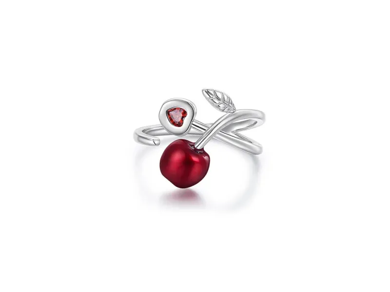 Cherry Ring – Original S925 Sterling Silver Adjustable