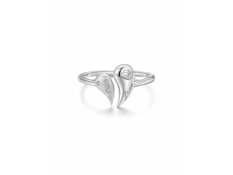 Star Moon Heart Ring | Original S925 Sterling Silver