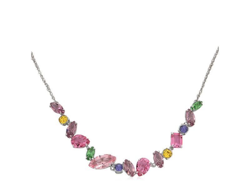 Swarovski Gema Mixed Cuts Rhodium Necklace