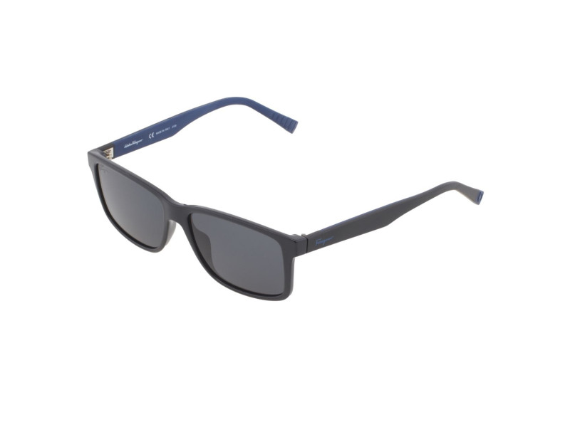 Salvatore Ferragamo Dark Grey Rectangular Men's Sunglasses SF938S 962 57