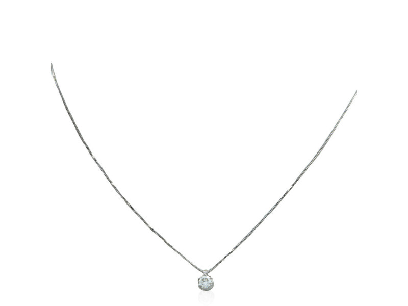 Salvini Lavinia White Gold 0.30 CT G Solitaire Necklace